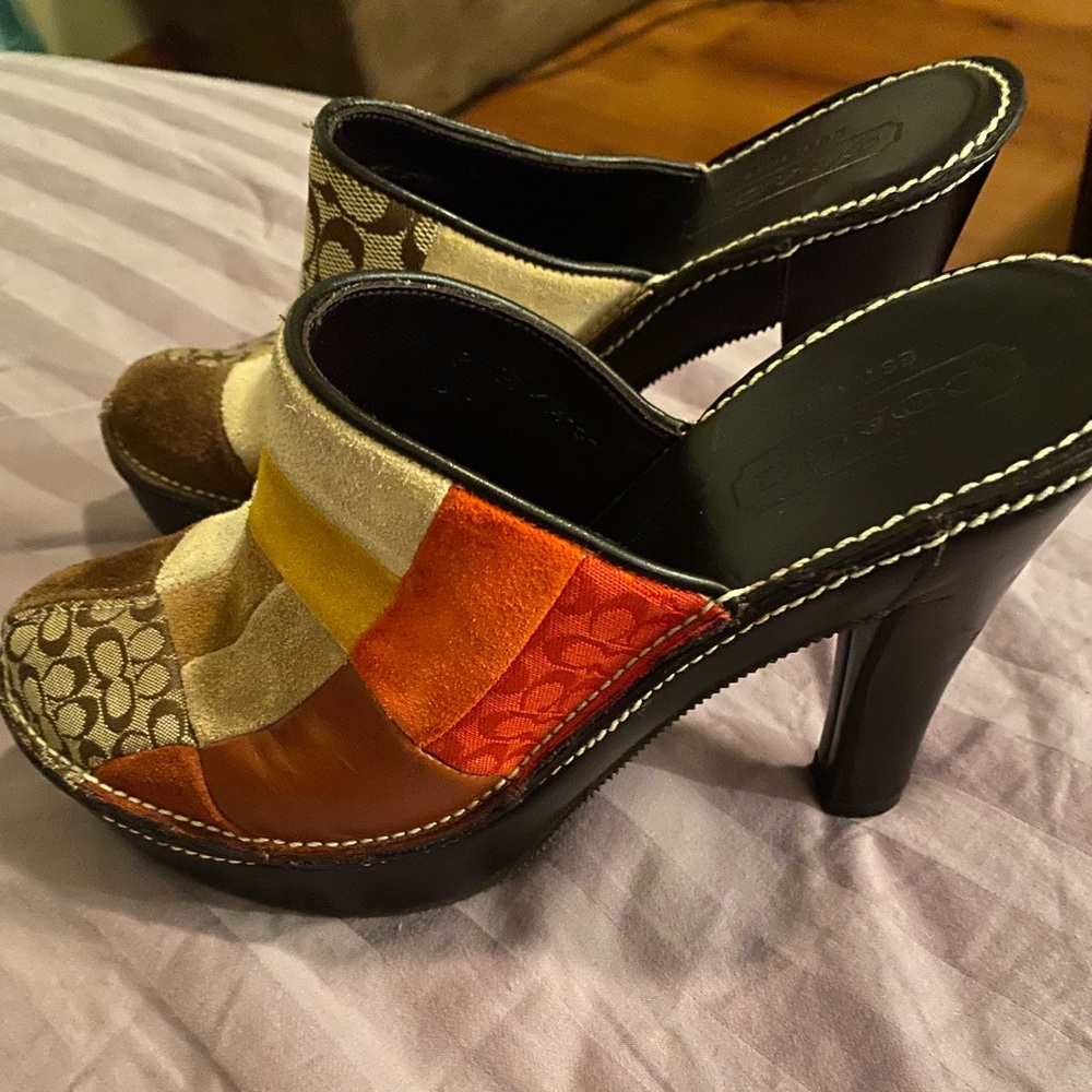 Coach patchwork mules - Picture 2 of 6